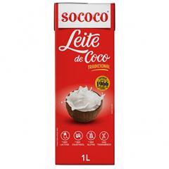 LEITE DE COCO INTEGRAL SOCOCO - 12X1L