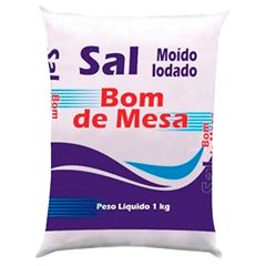SAL REFINADO BOM DE MESA - 10X1KG