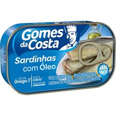 SARDINHA EM CONSERVA COM ÓLEO GOMES DA COSTA - 50X125G