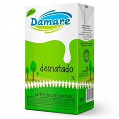 LEITE DESNATADO DAMARE - 12X1L
