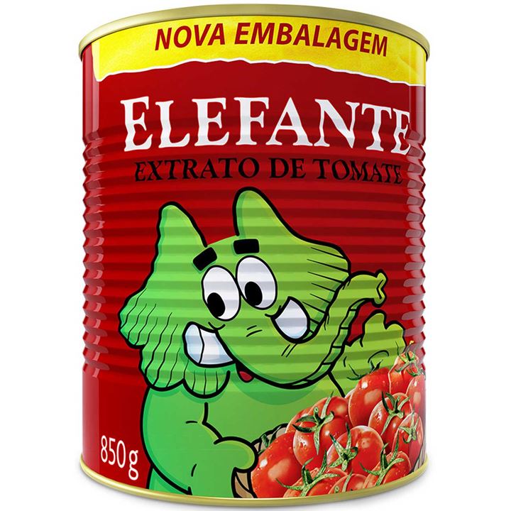 EXTRATO DE TOMATE ELEFANTE - 12X850G