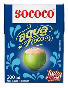 ÁGUA DE COCO SOCOCO 24X200ML