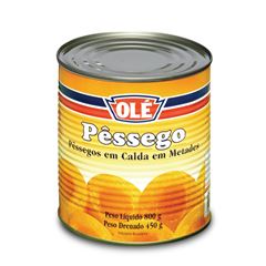 PÊSSEGO CALDA OLÉ 12X450G