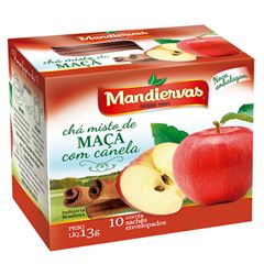 CHÁ DE MAÇÃ COM CANELA MANDIERVAS - 10X10G