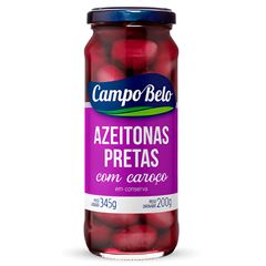 AZEITONA PRETA CAMPO BELO 200G - 200G