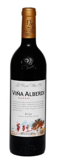 VINHO ESPANHOL LA RIOJA A VINA ALBERDI RESERVA TINTO