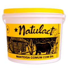 MANTEIGA COM SAL NATULACT BALDE - 12KG