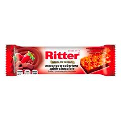 BARRA DE CEREAL MORANGO COM CHOCOLATE RITTER 144X25G