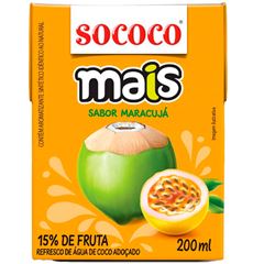ÁGUA DE COCO MARACUJÁ SOCOCO 24X200ML