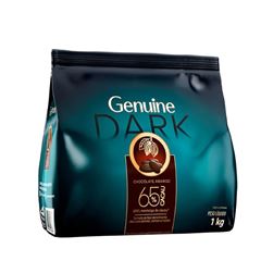CHOCOLATE PURO AMARGO 65% MOEDAS GENUINE 1KG