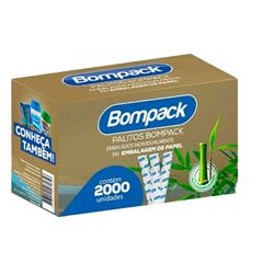 PALITO DE DENTE SACHÊ EM PAPEL BOMPACK 2000UN