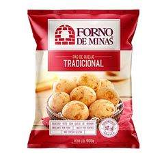 PÃO DE QUEIJO TRADICIONAL FORNO DE MINAS 26X400G