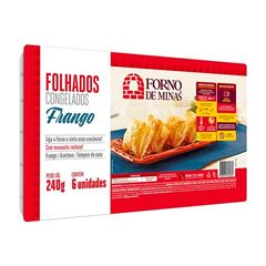 FOLHADO DE FRANGO FORNO DE MINAS 10X240G