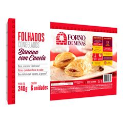 FOLHADO DE BANANA COM CANELA FORNO DE MINAS 3X24X40G