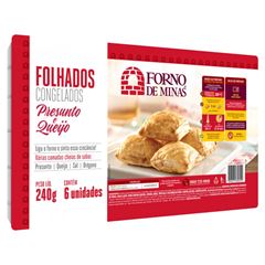 FOLHADO DE PRESUNTO E QUEIJO FORNO DE MINAS 3X24X40G