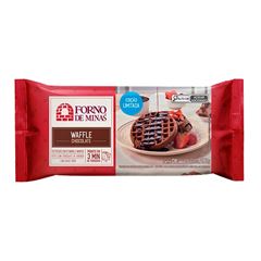 WAFFLE DE CHOCOLATE FORNO DE MINAS 15X8X35G