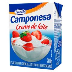 CREME DE LEITE CAMPONESA 17% 27X200G