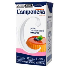 LEITE CONDENSADO INTEGRAL CAMPONESA TP 27X395G