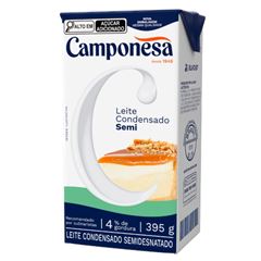 LEITE CONDENSADO SEMIDESNATADO CAMPONESA TP 27X395G