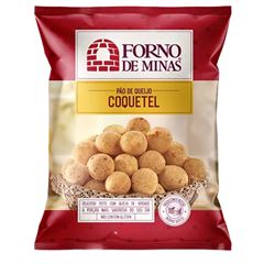 PÃO QUEIJO ASSADO COQUETEL FORNO DE MINAS 6X500G