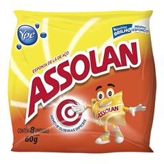 ESPONJA AÇO ASSOLAN 20X8UN