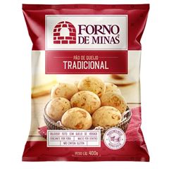 PAO QUEJO CRU PIPOQUINHA VAREJO FORNO MINAS 24X400G