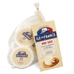 QUEIJO MINI BRIE ILE DE FRANCE 12X125G