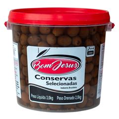 AZEITONA PRETA SEM CAROÇO BOM JESUS - 2KG
