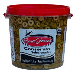 AZEITONA VERDE FATIADA BOM JESUS - 2KG