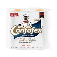 PAPEL TOALHA CONFOFEX - 12X2 ROLOS