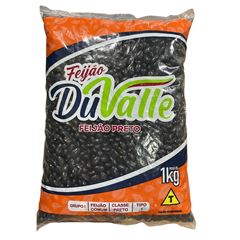 FEIJÃO PRETO DUVALLE - 10X1KG