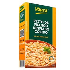 PEITO DE FRANGO DESFIADO COZIDO VAPZA 12X400G