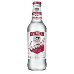 VODKA SMIRNOFF ICE RASPBERRY LONG NECK 6X275ML