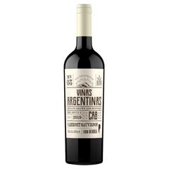 VINHO ARGENTINO VINAS ARGENTINAS CABERNET SAUVIGNON TINTO 750ML