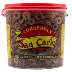 AZEITONA PRETA FATIADA SAN CARLO - 2KG