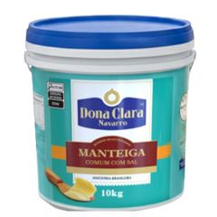 MANTEIGA COM SAL DONA CLARA NAVARRO BALDE 10KG