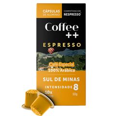 CAFÉ SUL DE MINAS CÁPSULA  COFFEE++ 12X10X50G