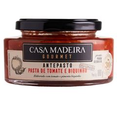 ANTEPASTO PASTA DE TOMATE E BIQUINHO CASA MADEIRA 12X180G