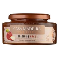 GELEIA TRADICIONAL DE MAÇÃ CASA MADEIRA 12X240G