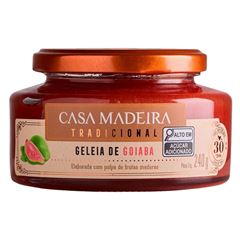 GELEIA TRADICIONAL DE GOIABA CASA MADEIRA 12X240G