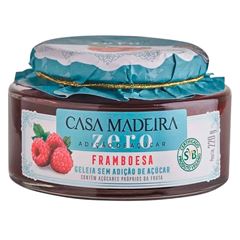 GELEIA ZERO FRAMBOESA CASA MADEIRA 12X220G