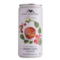 CHÁ PRETO COM CRANBERRY E HIBISCO CASA MADEIRA LATA 12X269ML