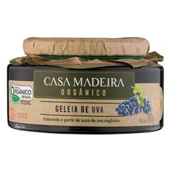 GELEIA ORGÂNICA DE UVA CASA MADEIRA 12X240G