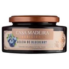 GELEIA TRADICIONAL DE BLUEBERRY CASA MADEIRA 240G