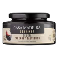 GELEIA GOURMET DE CABERNET SAUVIGNON CASA MADEIRA 240G