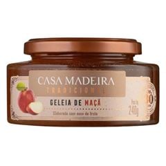 GELEIA TRADICIONAL DE MAÇÃ CASA MADEIRA 240G