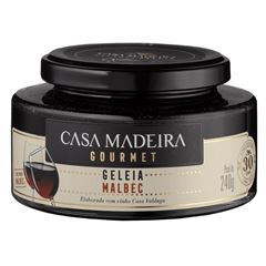 GELEIA GOURMET DE MALBEC CASA MADEIRA 240G