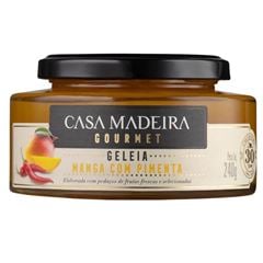 GELEIA GOURMET DE MANGA COM PIMENTA CASA MADEIRA 240G