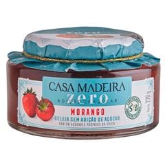 GELEIA ZERO DE MORANGO CASA MADEIRA 220G