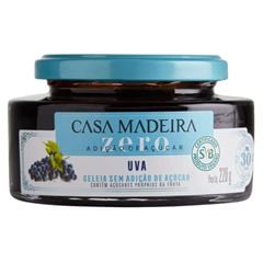 GELEIA ZERO DE UVA CASA MADEIRA 220G